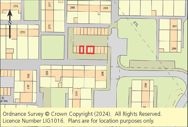 Lot: 56 - THREE VACANT FREEHOLD GARAGES -